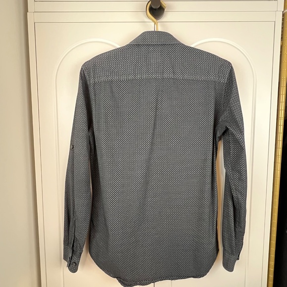 J.Ferrar Men's Casual Button Up Check Pattern Shirt - Picture 3 of 8